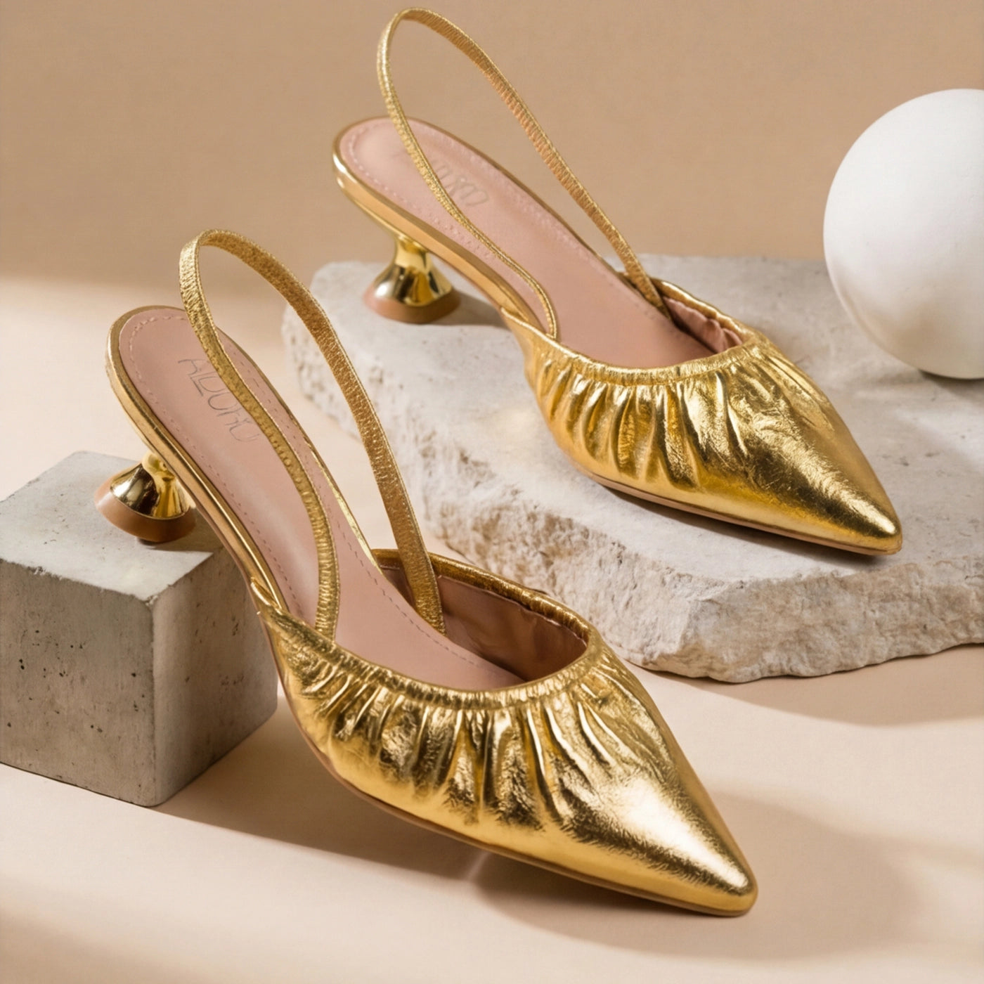 Sculptural Pumps