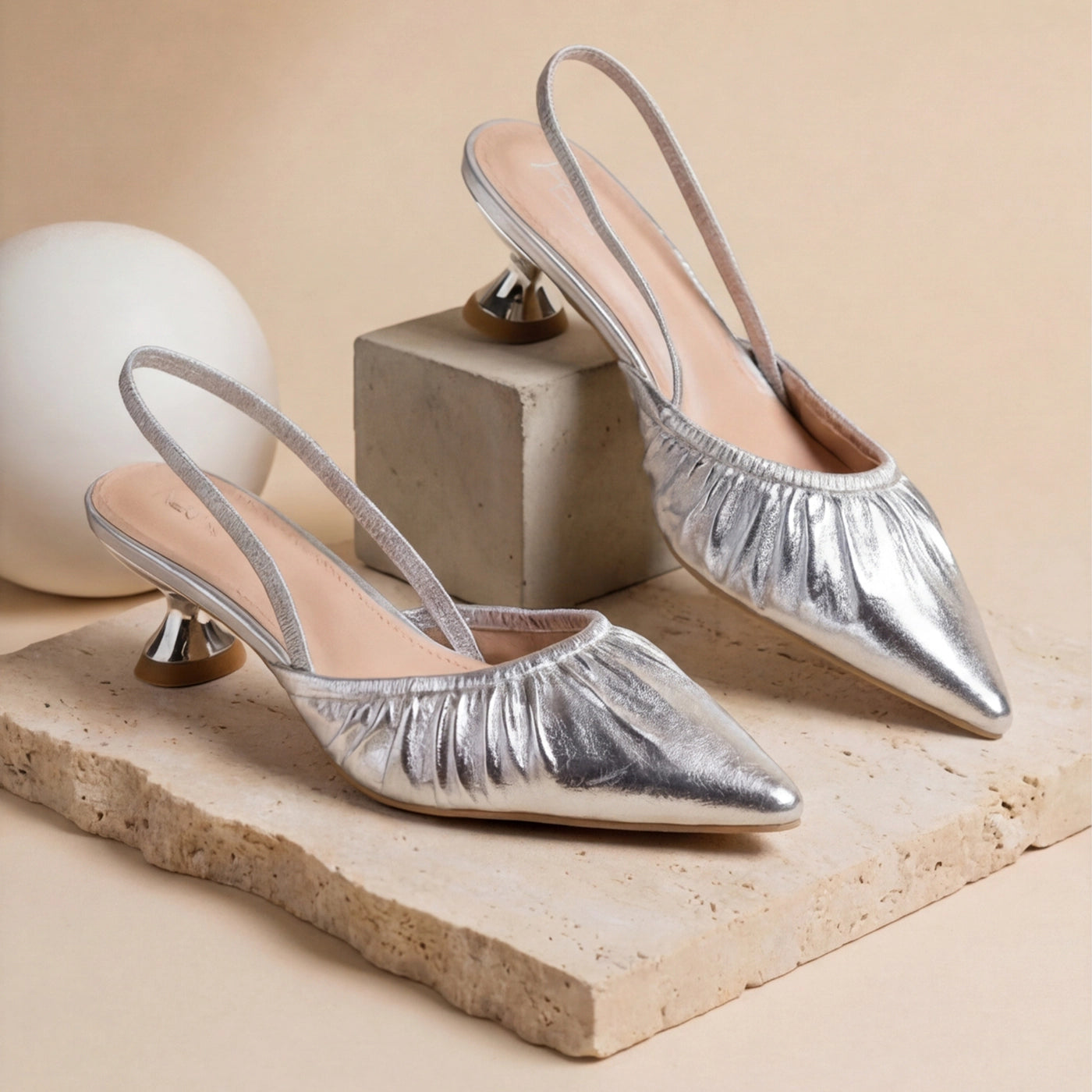 Sculptural Pumps