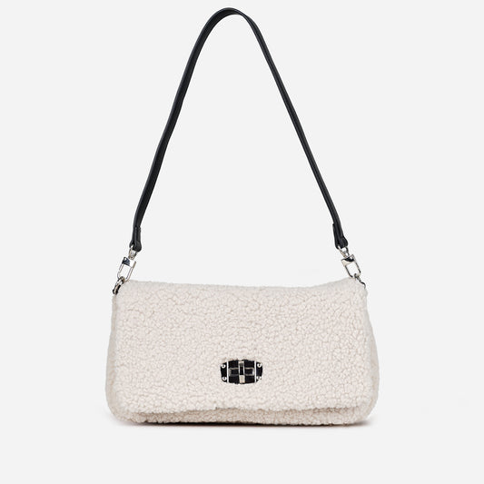 Textured Flap Bag