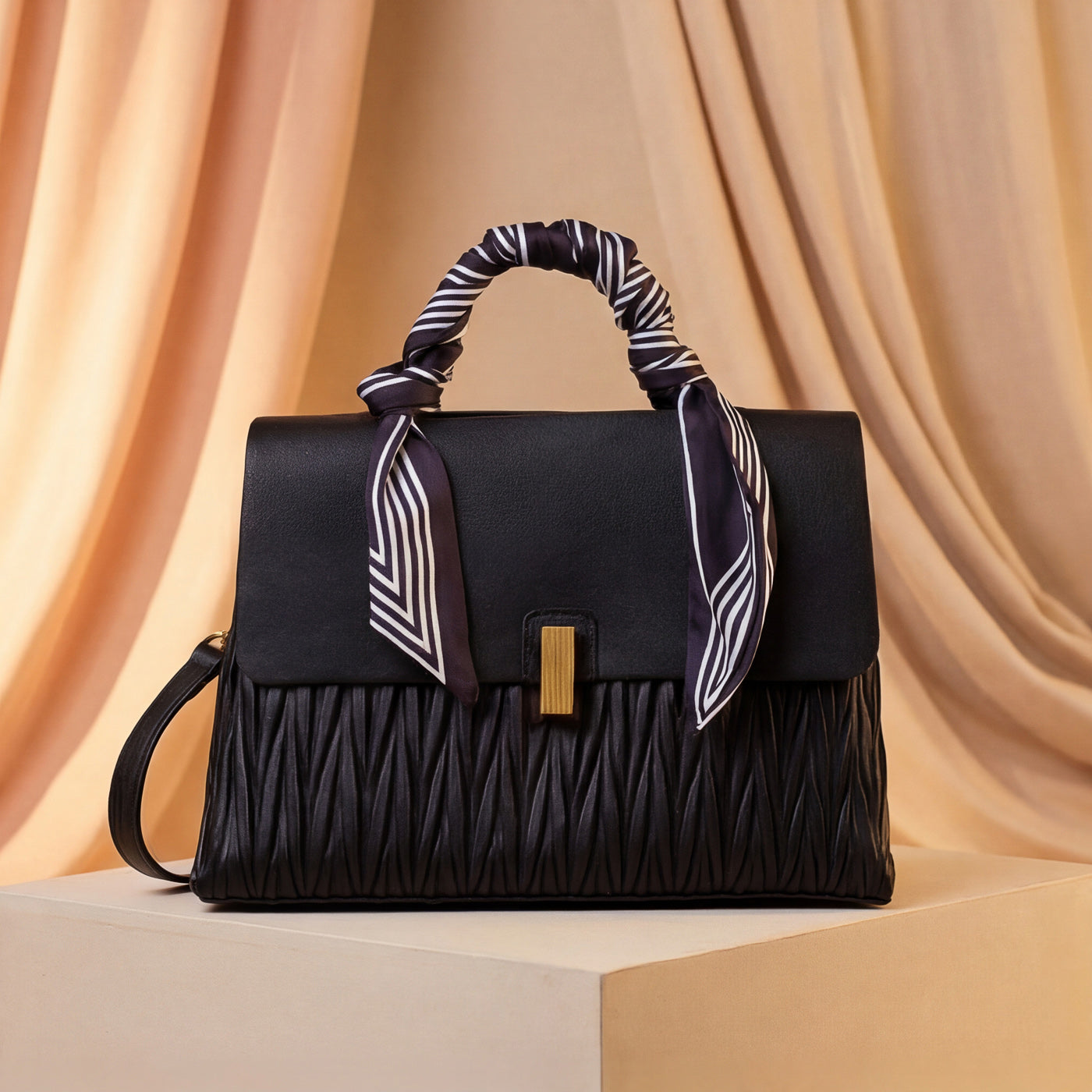 Symphony Crease Shoulder Bag