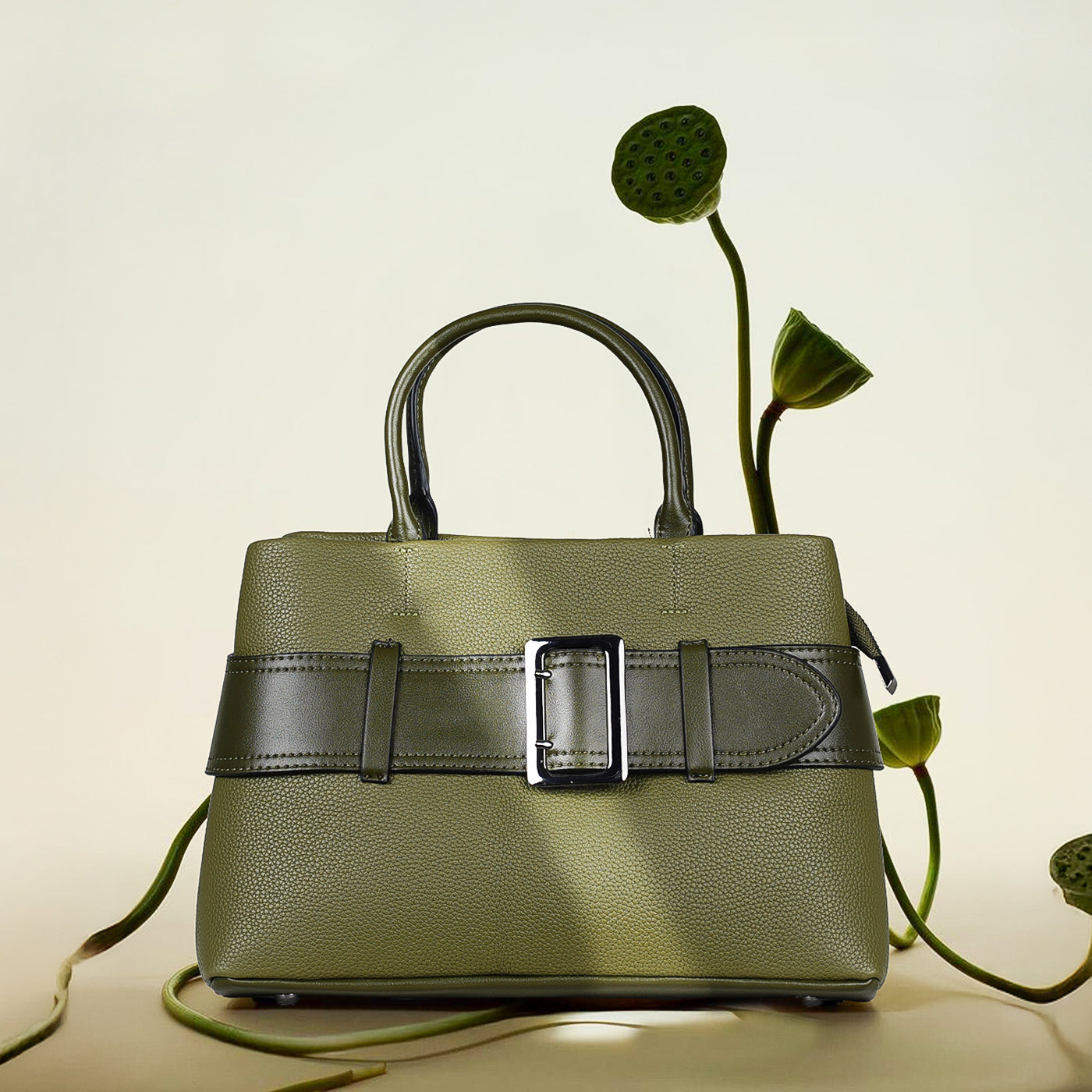 Belt Detail Satchel