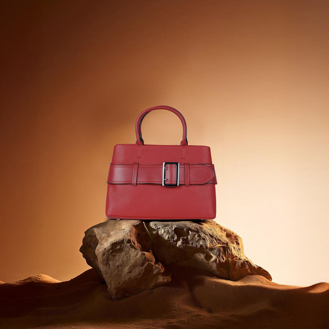 Belt Detail Satchel