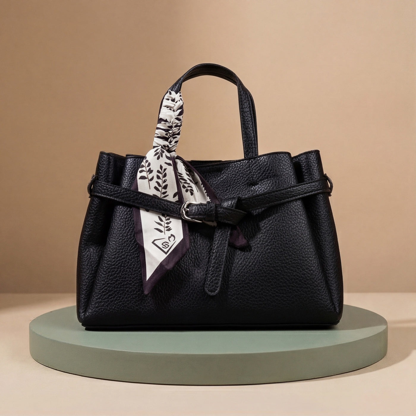 Scarf Accent Tote