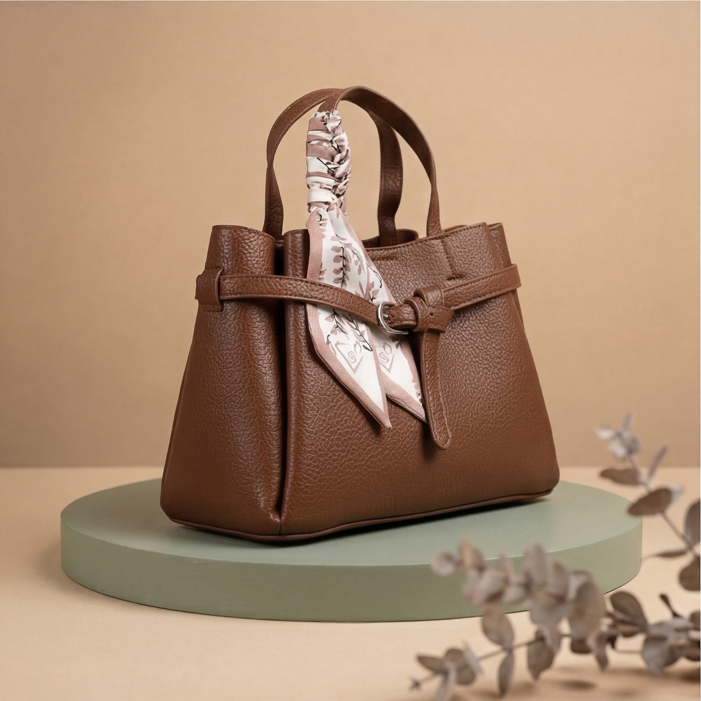 Scarf Accent Tote