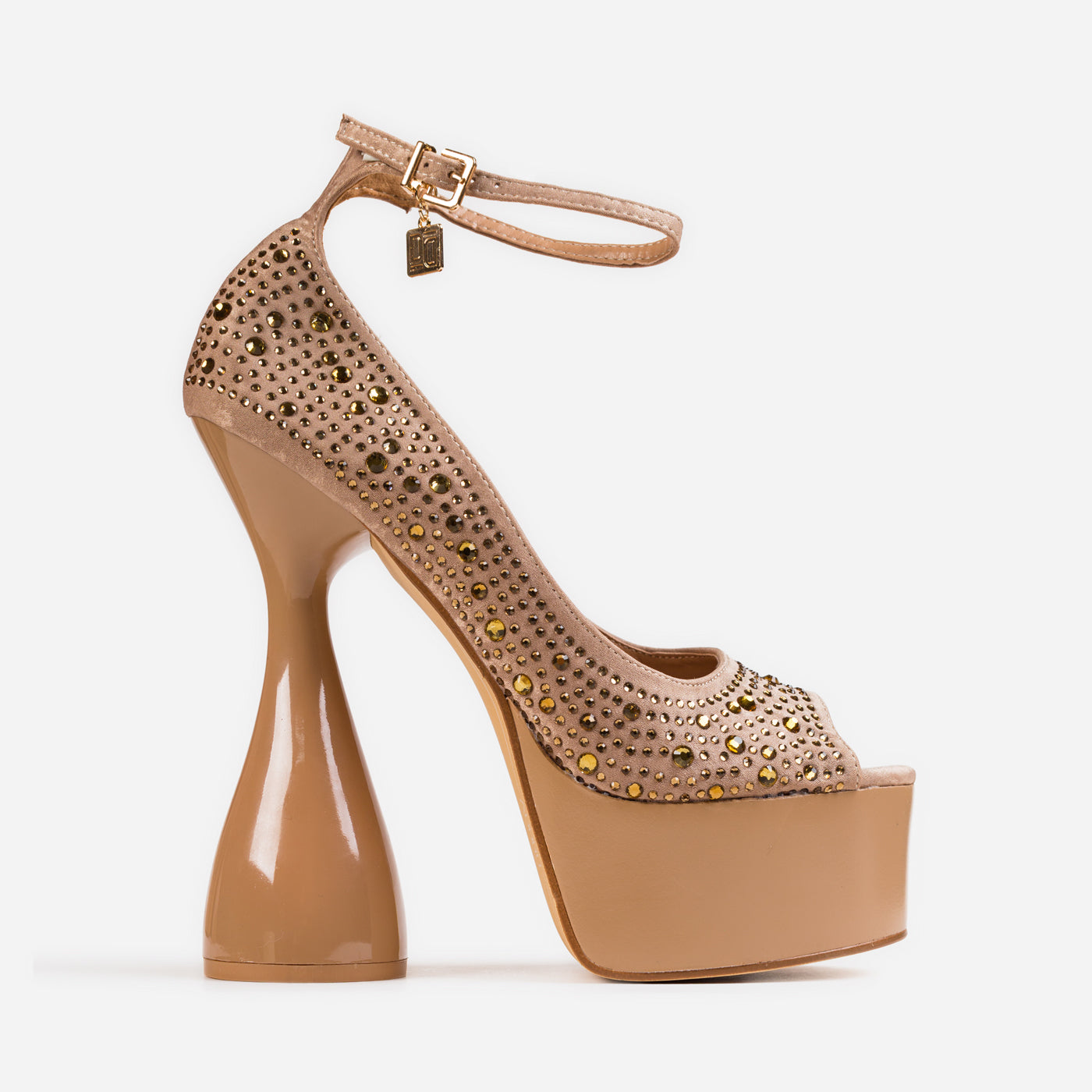 Bolround Peep Toe Sandal