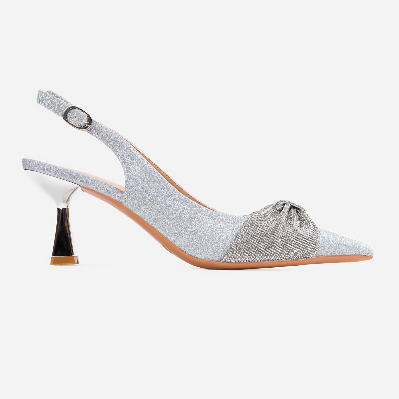 Bowshine Slingback Pump