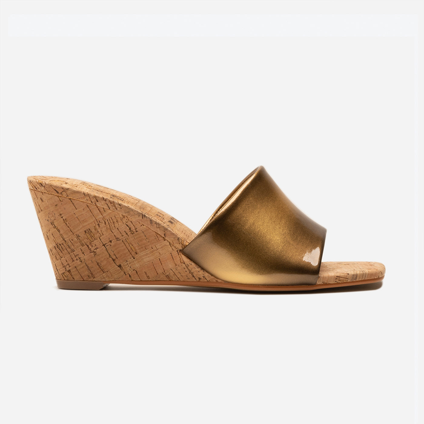 Chromatic Cork Wedge Sandal