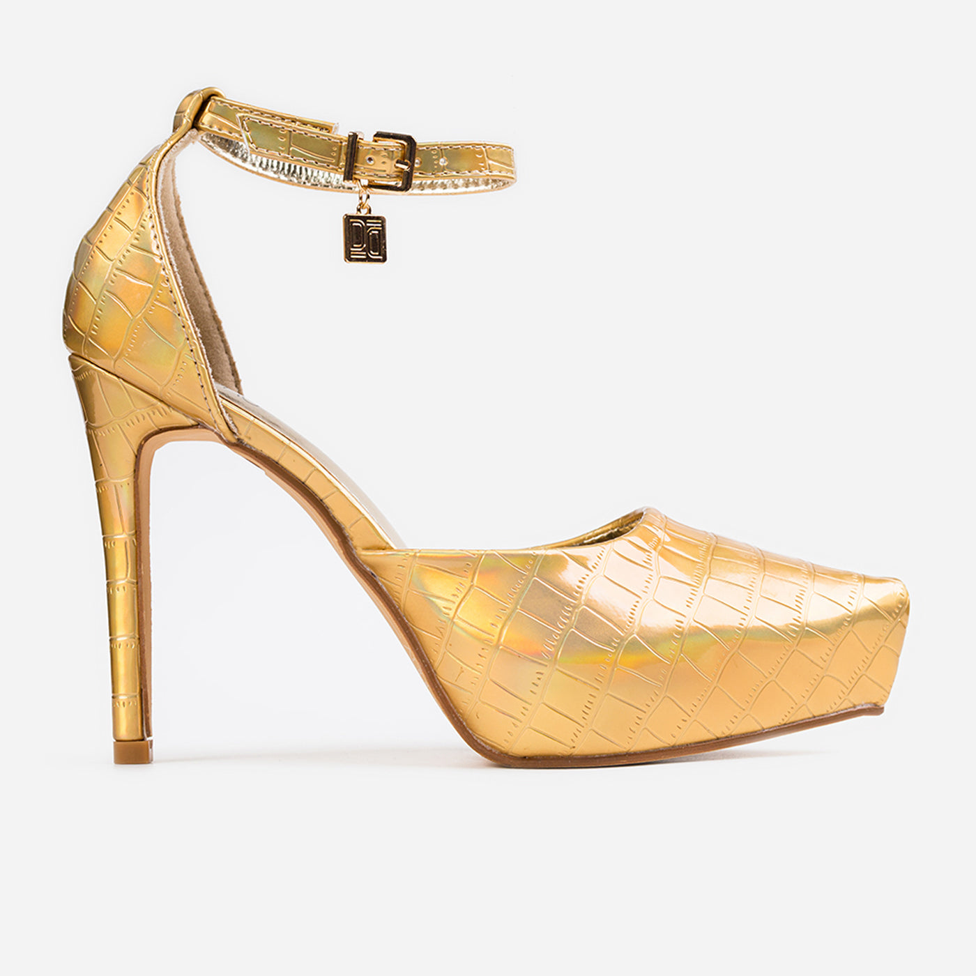 Hologlam Croc Stiletto Pump
