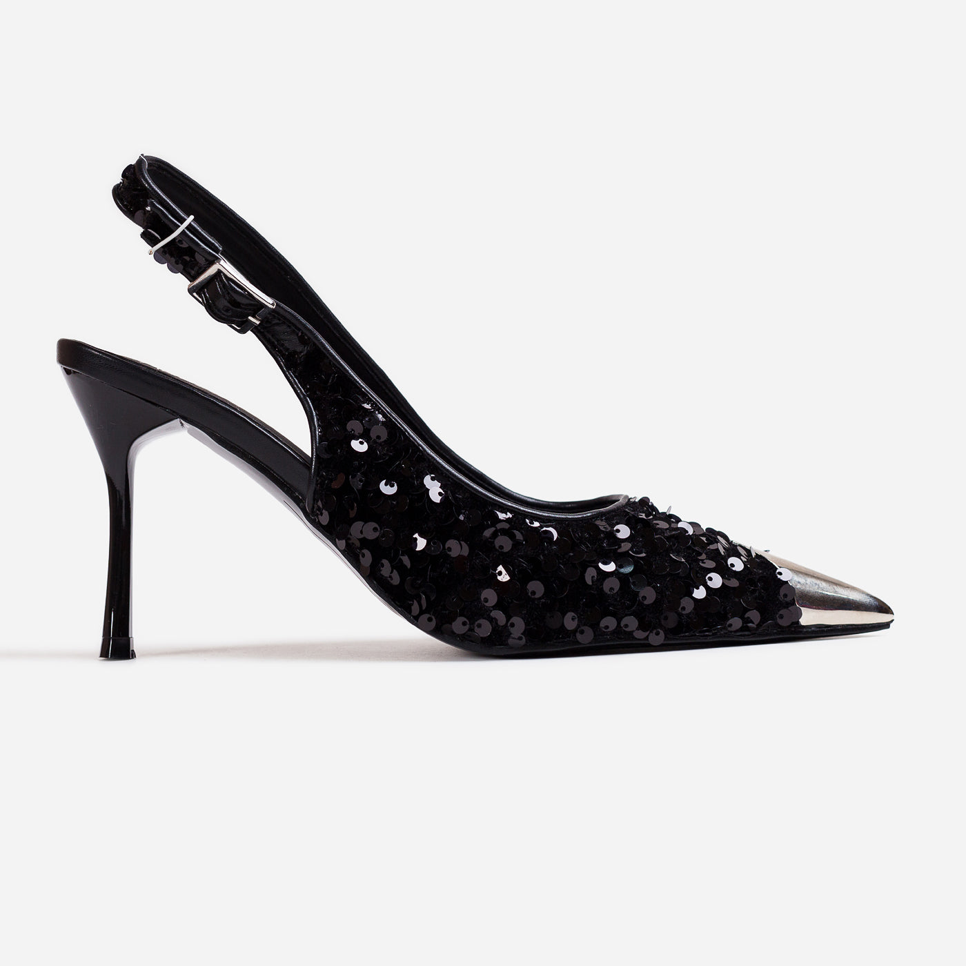 Sequin Radiant Slingback Pump