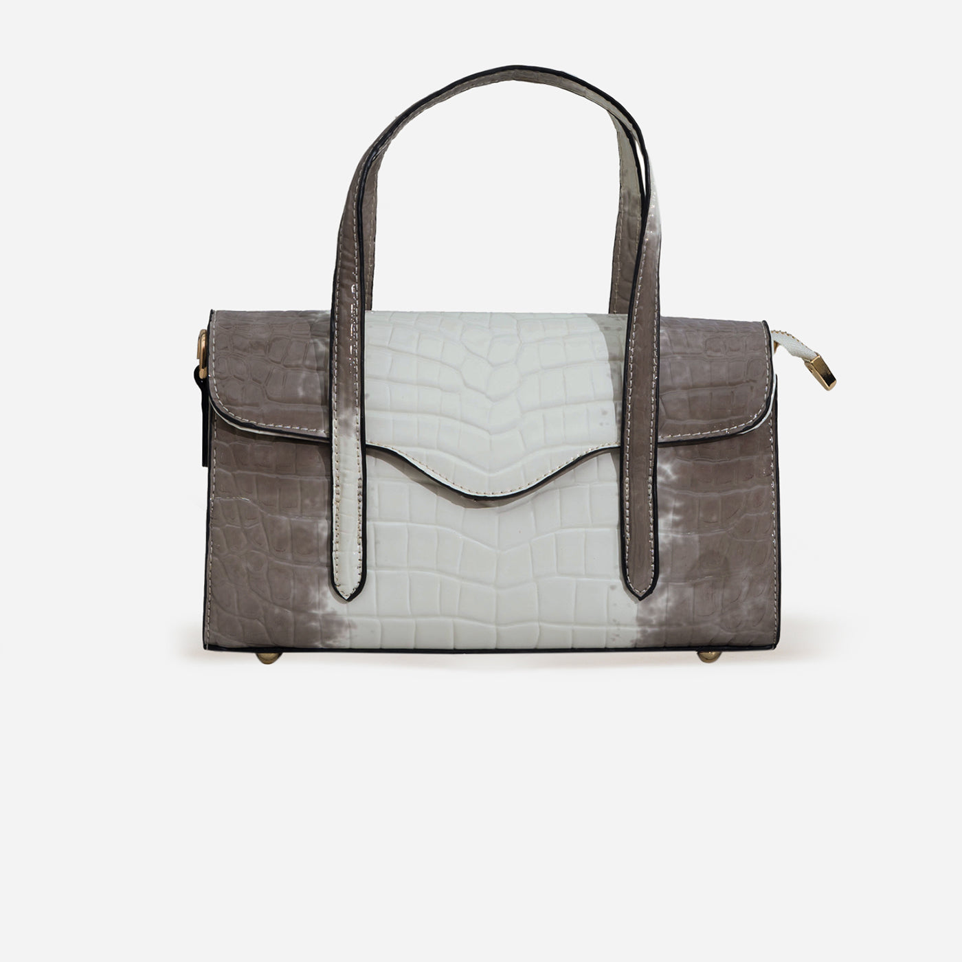 Shelby Croc Shoulder Bag