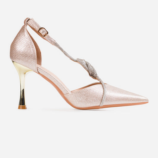 Silk Glam Knot Pump