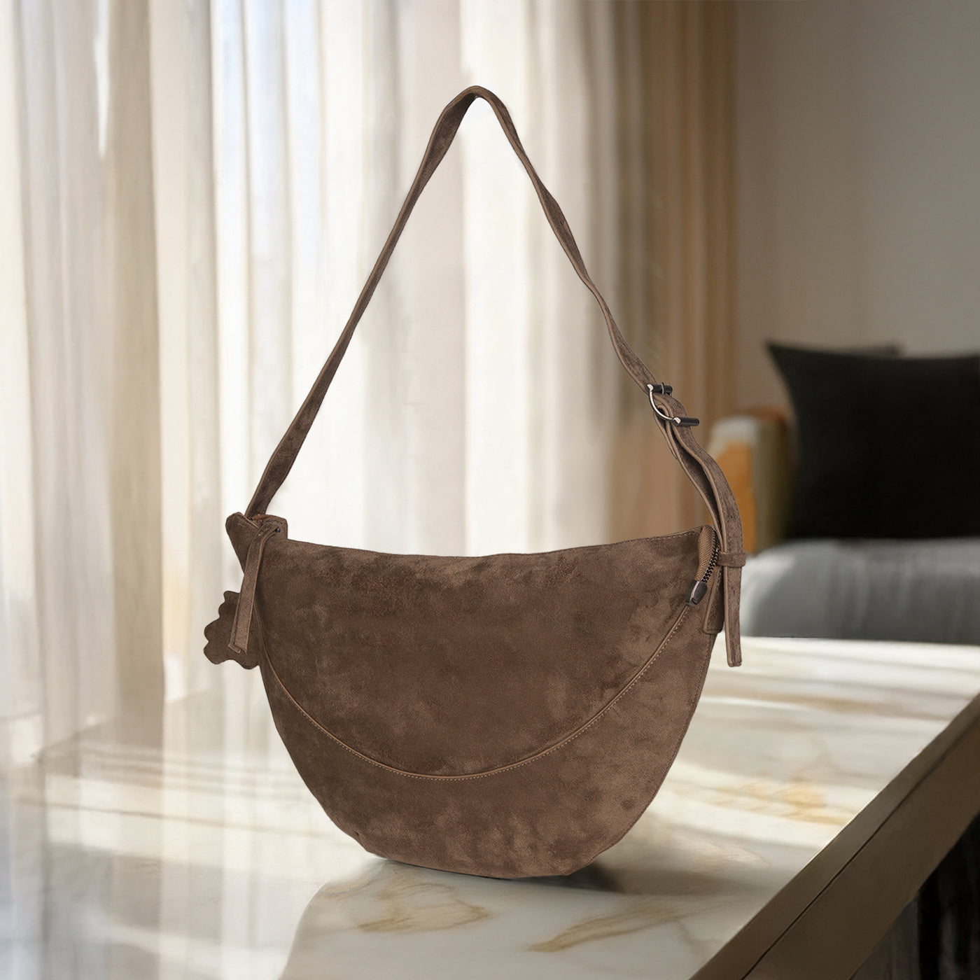 Suede Crescent