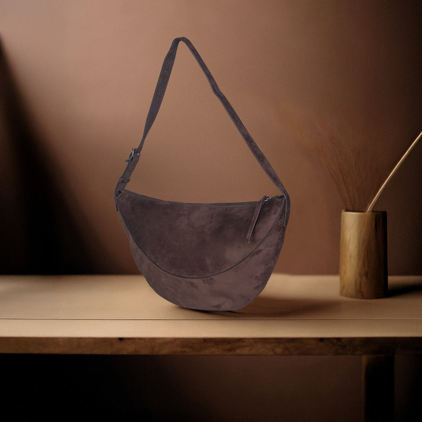 Suede Crescent