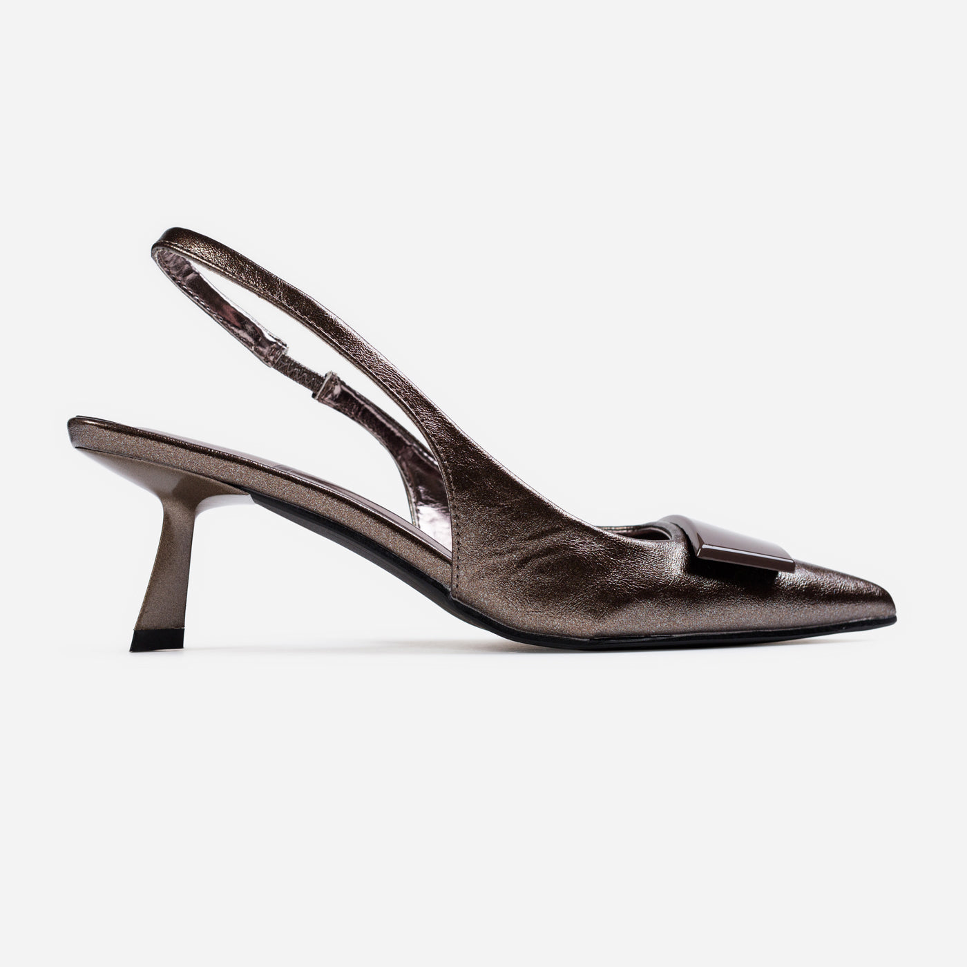 Trapeze Slingback Pump