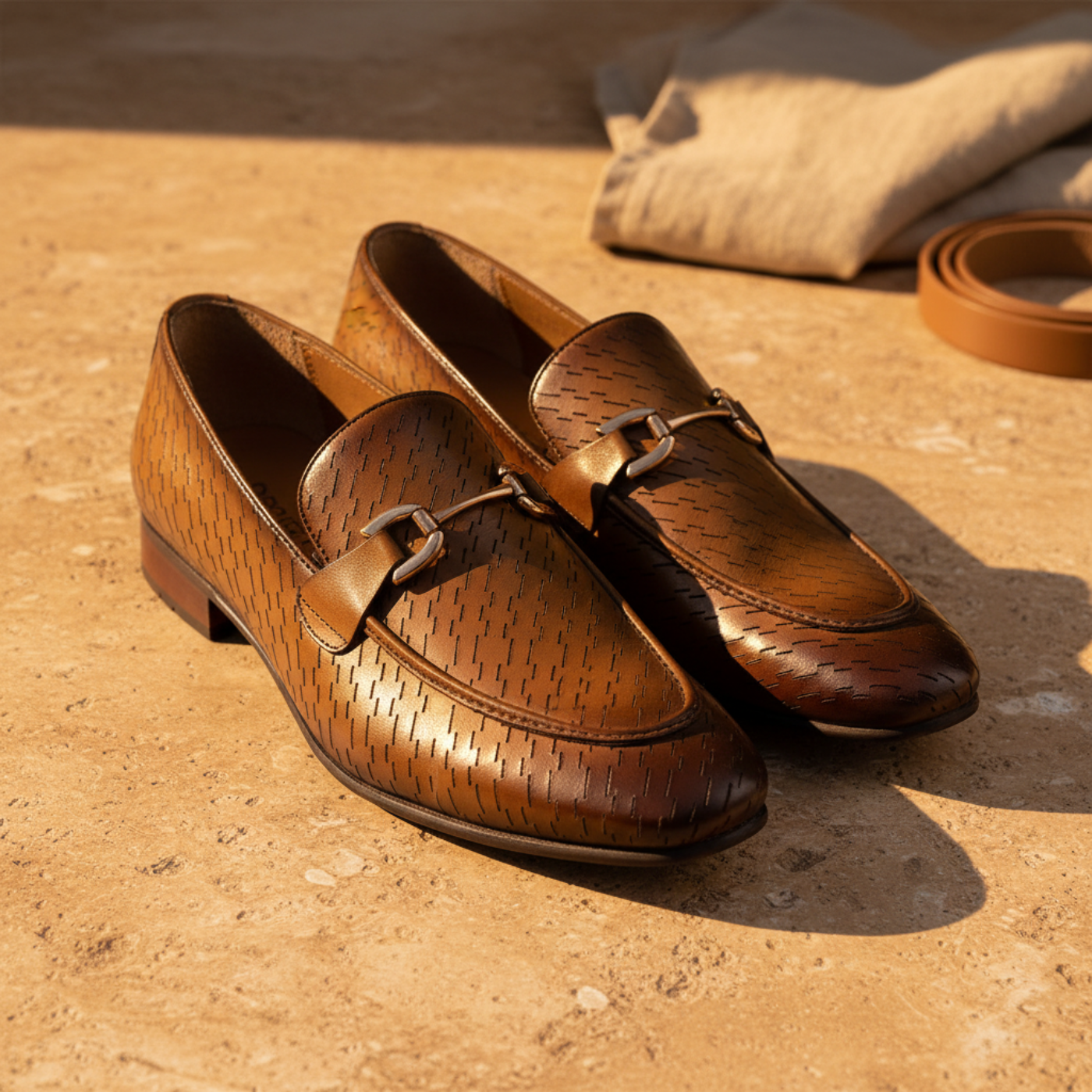 Two Tone Laser Loafer