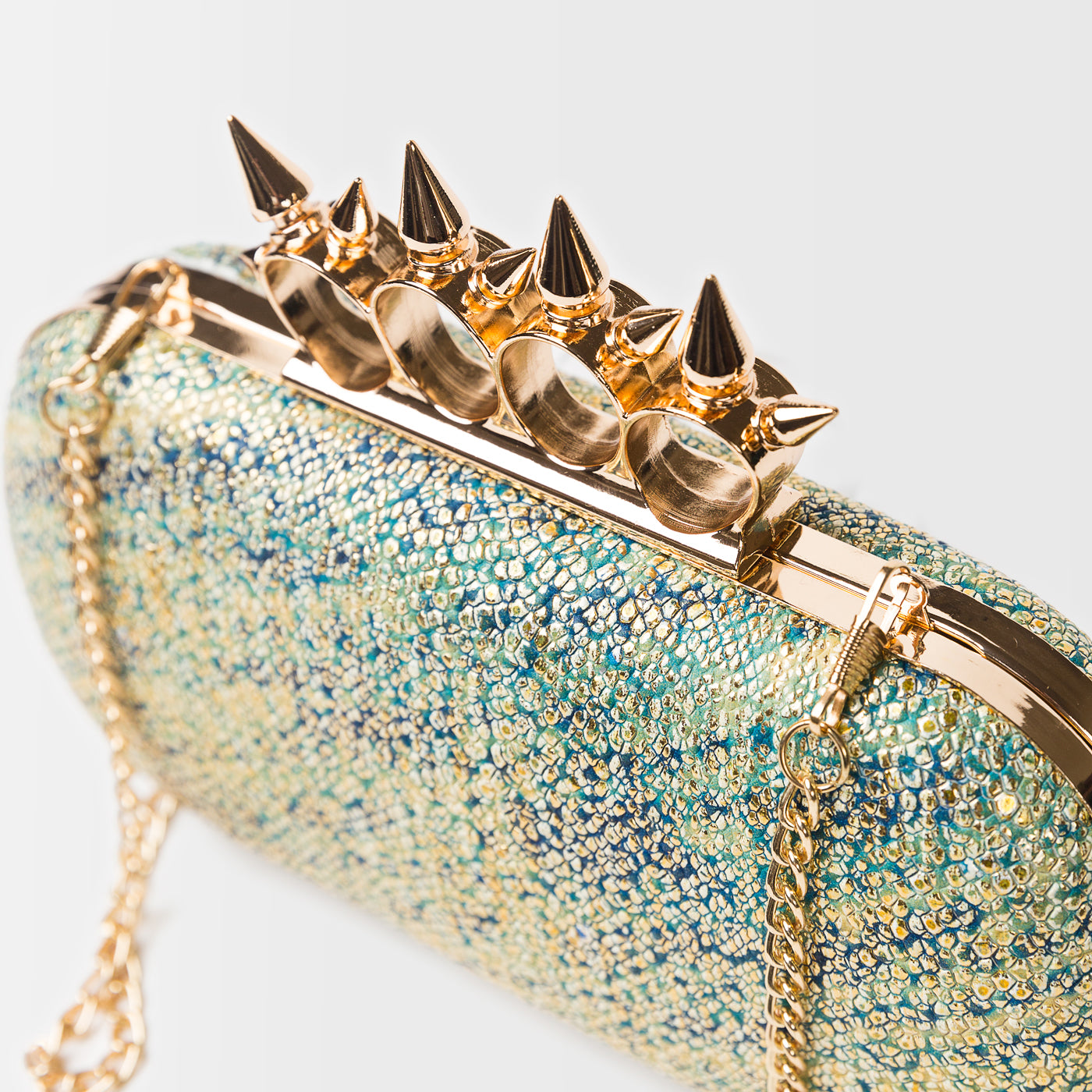 Gold sparkly clutch clearance bag